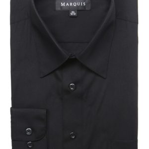 Black Regular Fit Dress Shirt