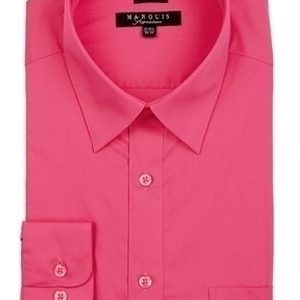 Fuschia Slim Fit Dress Shirt