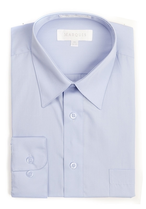 Light Blue Regular Fit Dress Shirt