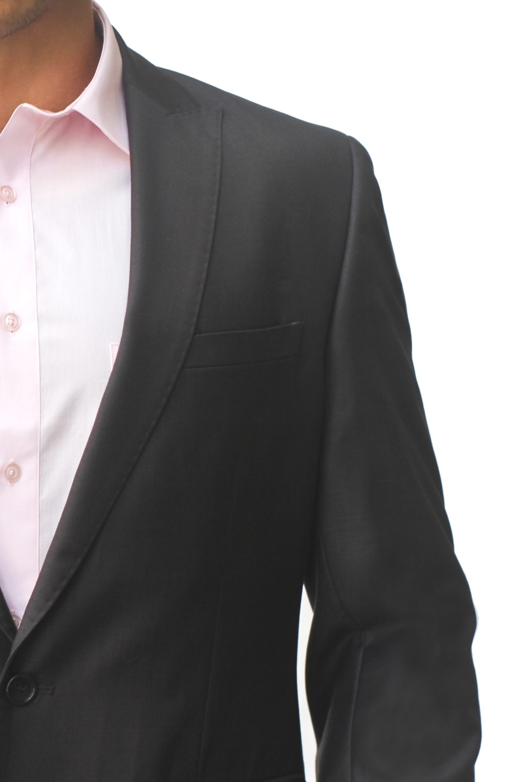 Dark Gray Ultra Slim Fit One Button Suit - Lapel Dark Gray Ultra Slim Fit One Button Suit - Lapel