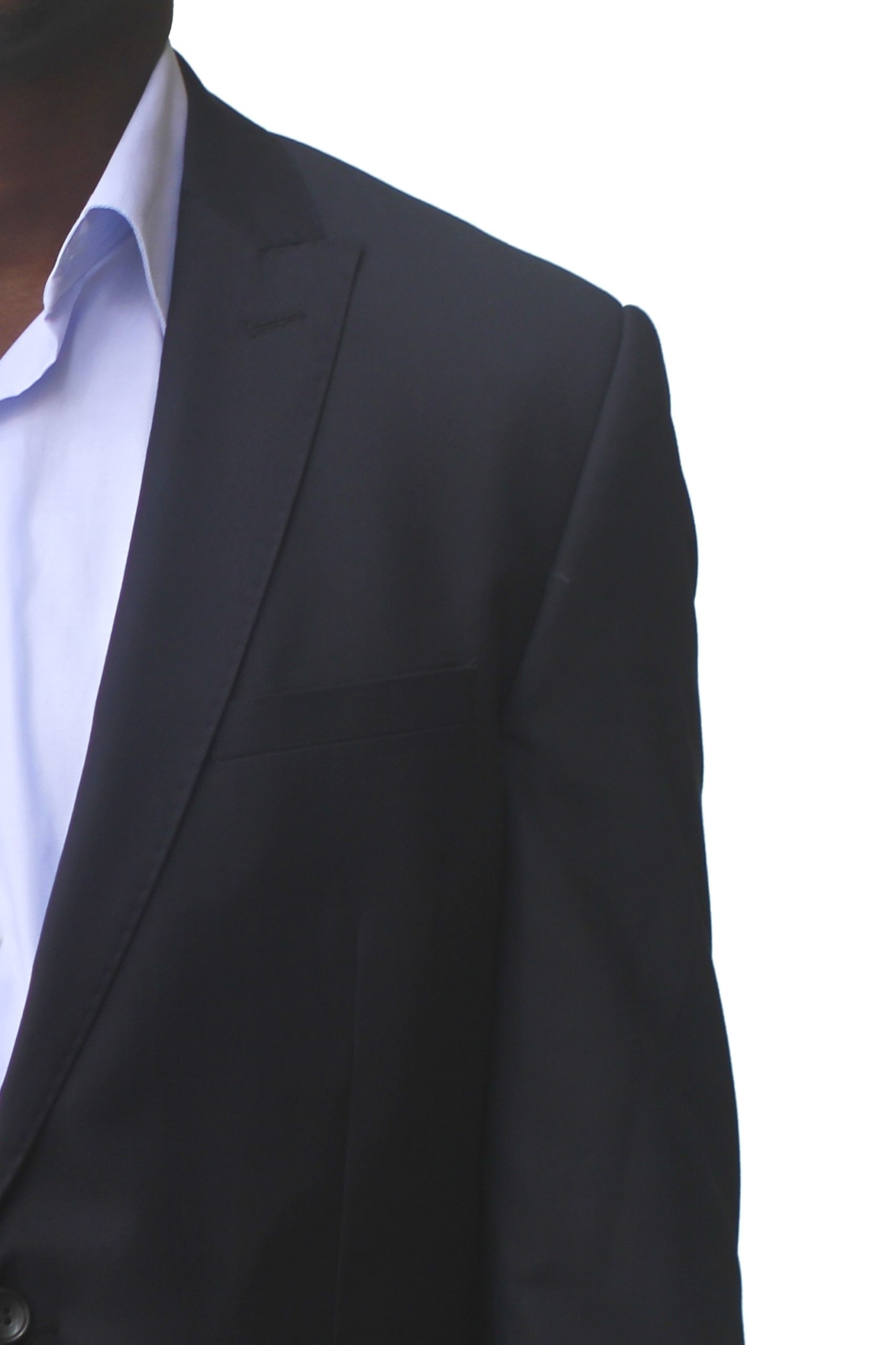 Navy Ultra Slim Fit One Button Suit - Lapel Navy Ultra Slim Fit One Button Suit - Lapel