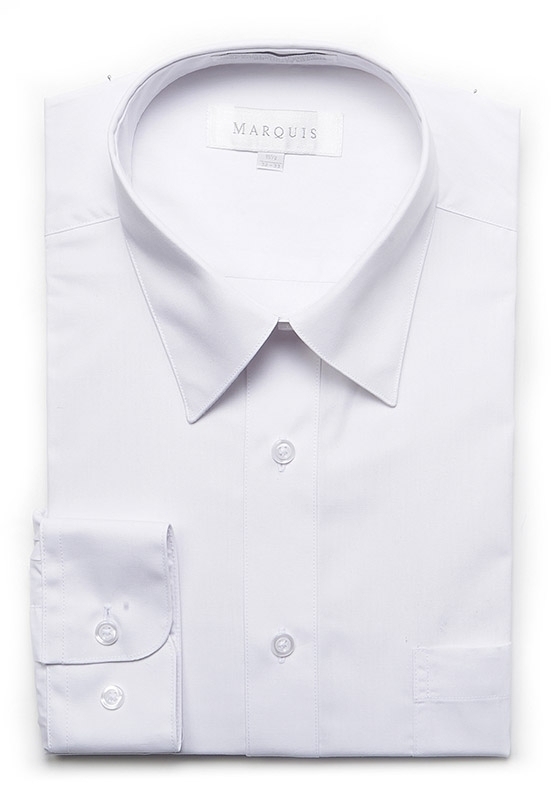 White Regular Fit Dress Shirt