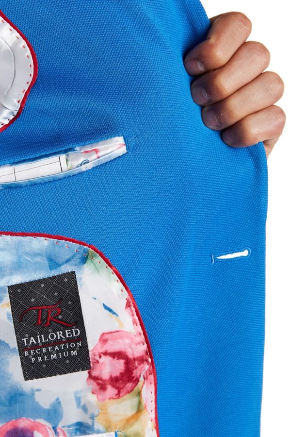 TR Premium Slim-Fit Royal Blue Blazer-11593
